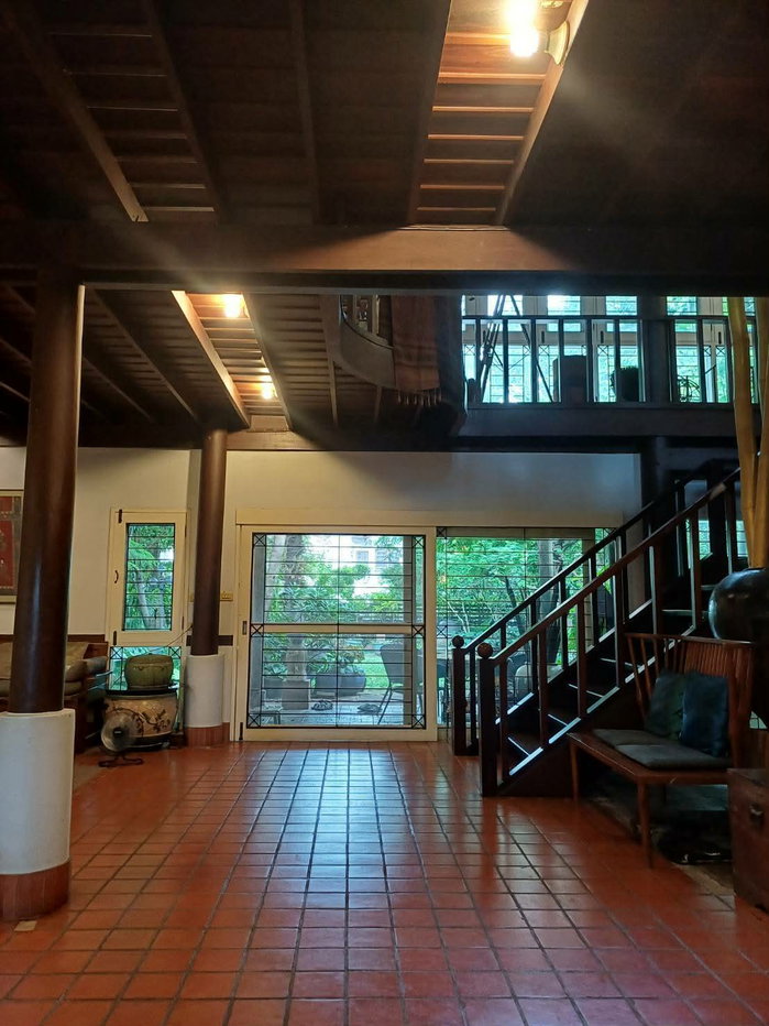 รูป 🏡ให้เช่าบ้านเดี่ยว สวยมีสไตล์ Rare Item 🌾สไตล์คาเฟ่แอนทีค  บรรยากาศร่มรื่น  เนื้อที่กว้าง รามคำแหง 187/1  ติดตลาดน้ำขวัญเรียม - รูปที่ 2/8