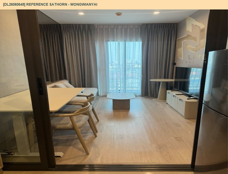 รูป DL26060645 ให้เช่าคอนโด เรฟเฟอเรนซ์ สาทร - วงเวียนใหญ่ (Reference Sathorn - Wongwianyai) ใกล้ - พร้อมเข้าอยู่ โทรด่วน 0614453194 LineID @952jdxxk - รูปที่ 9/13