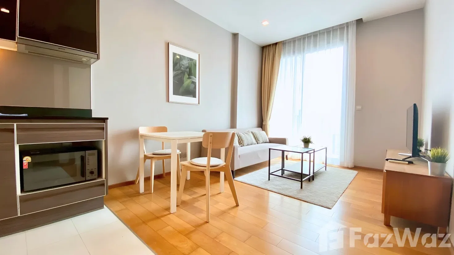 รูป คอนโดให้เช่า 1 ห้องนอน ในโครงการ คีนน์ 6458172 - รูปที่ 2/9