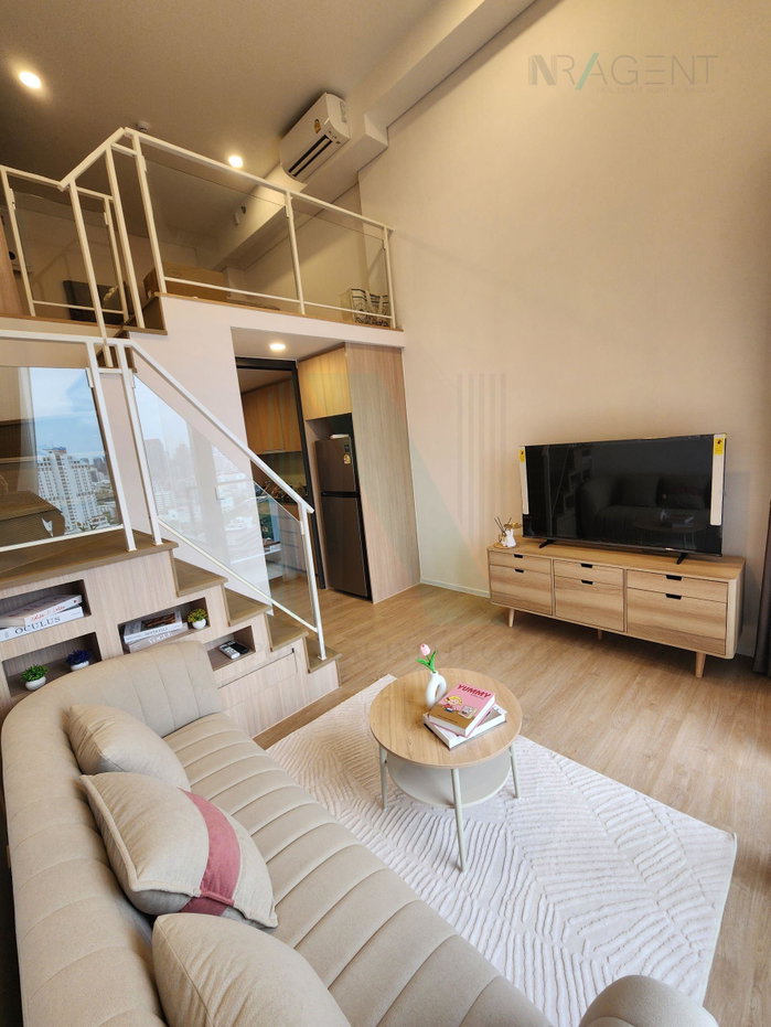 รูป ให้เช่าคอนโด แลนด์มาร์ค แอทเอ็มอาร์ทีเอ สเตชั่น อาคาร B ชั้น 15 Duplex ขนาด 37.5 ตรม ใกล้ MRT พระราม 9 - รูปที่ 8/8