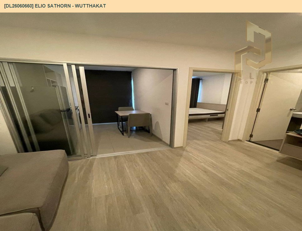 รูป DL26060660 ขายคอนโด เอลลิโอ สาทร - วุฒากาศ (Elio Sathorn - Wutthakat) ใกล้ BTS วุฒากาศ พร้อมเข้าอยู่ โทรด่วน 0638692663 LineID @952jdxxk - รูปที่ 3/6