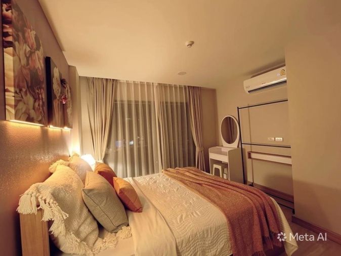 **[พร้อมอยู่] Bplus Condo ห้องมุม 33 ตรม. ใกล้ BTS สายหยุด แค่ 800 ม. 8,500/เดือน**