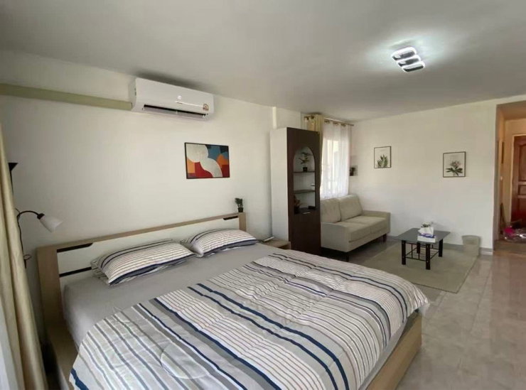 รูป S161 ให้เช่าคอนโด City Villa F1(ซิตี้ วิลล่า F1)พร้อมเข้าอยู่ เฟอร์นิเจอร์ และ เครื่องใช้ไฟฟ้า ครบ ใกล้ MRT ลาดพร้าว 101 - รูปที่ 2/9