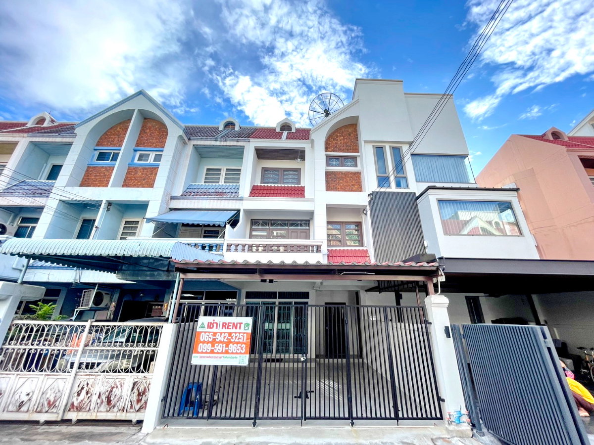 รูป HK0668♛ให้เช่า ทาวน์เฮ้าส์ 3 ห้องนอน⚝สุทธิสาร-อินทามระ♜BTSสะพานควาย∞099-5919653,065-9423251▚Line@sureresidence - รูปที่ 1/10