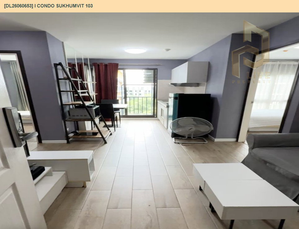 รูป DL26060653 ให้เช่าคอนโด ไอ คอนโด สุขุมวิท 103 (I CONDO Sukhumvit 103) ใกล้ BTS อุดมสุข พร้อมเข้าอยู่ โทรด่วน 0638692663 LineID @952jdxxk - รูปที่ 5/11