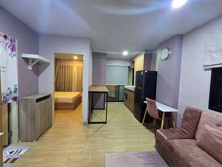 รูป **[พร้อมอยู่] Bplus Condo ห้องมุม 33 ตรม. ใกล้ BTS สายหยุด แค่ 800 ม. 8,500/เดือน** - รูปที่ 4/6