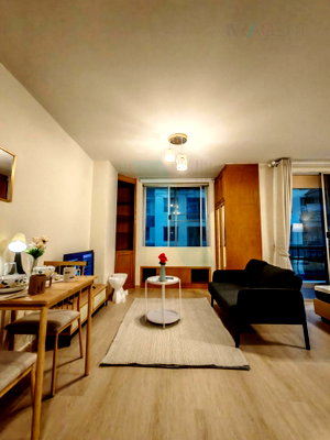 Condos for rent : For Rent Condo THE PARKLAND BANGNA Building 9, Floor 7,Studio, Room size 37.00 sqm