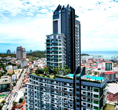Condos for rent Tesco Lotus South Pattaya : 1-BR Condo At Arcadia Millennium Tower, 24th Floor Near Pattaya South (ID 2991963)