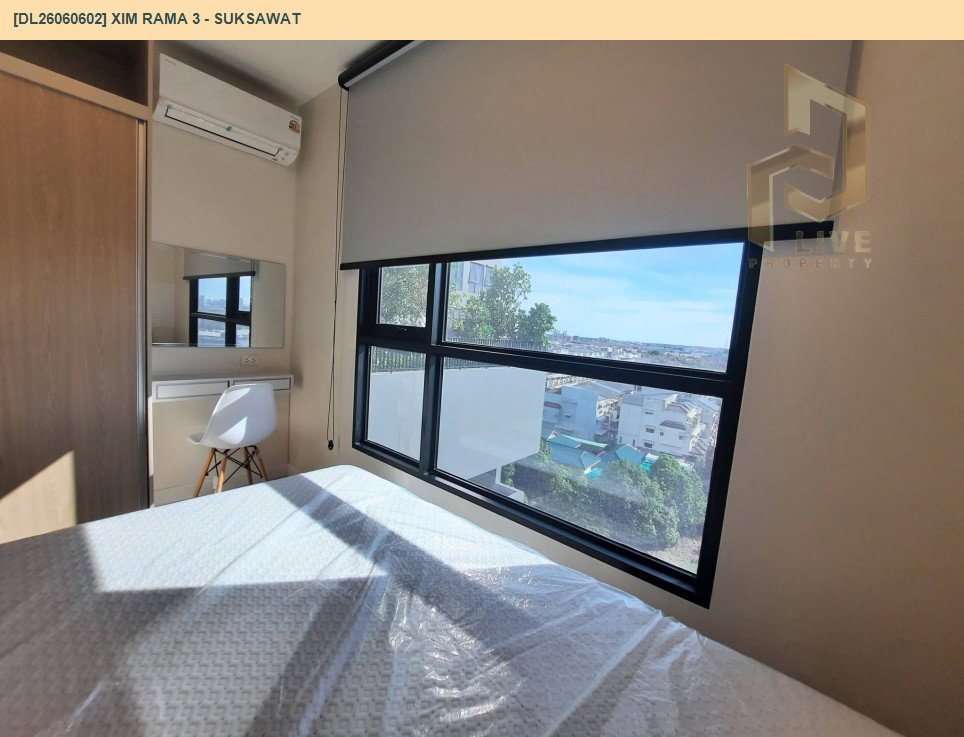 รูป DL26060602 ให้เช่าคอนโด ซิม พระราม 3 - สุขสวัสดิ์ (Xim Rama 3 - Suksawat) ใกล้ - พร้อมเข้าอยู่ โทรด่วน 0653619502 LineID @952jdxxk - รูปที่ 4/6
