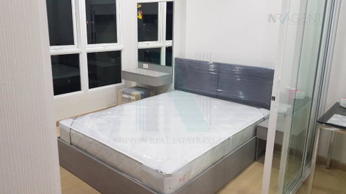For rent, Supalai Veranda Ramkhamhaeng, 1 bedroom, 8th floor, Building B, near Ramkhamhaeng Night Market.