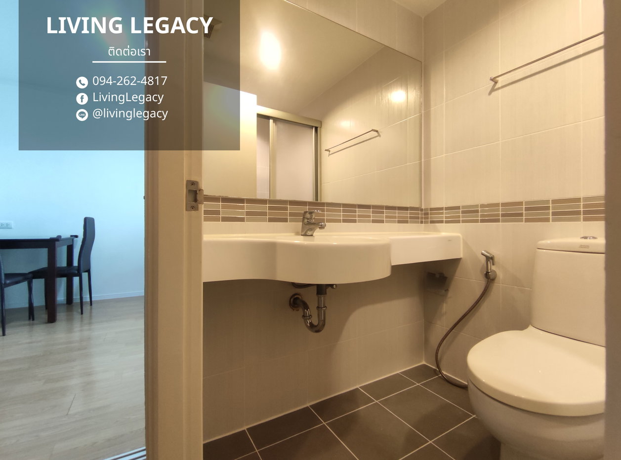 รูป LRZZB2BD เช่าด่วน คอนโดพร้อมอยู่ Lumpini Place Srinakarin - Huamark Station 32.5 ตร.ม. | ชั้น 18 | 12,000 บาท/เดือน | LINE: @livinglegacy - รูปที่ 11/13