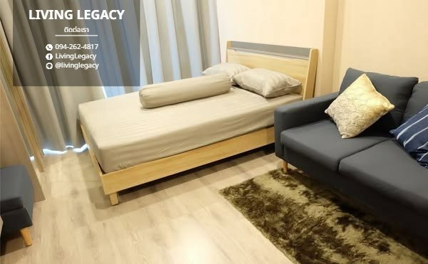 รูป SYJKEA เช่าด่วน KnightsBridge Collage Ramkhamhaeng 22.8 ตร.ม. | ชั้น 11 | 1 นอน 1 น้ำ | 9,000 บาท/เดือน | LINE: @livinglegacy - รูปที่ 2/6