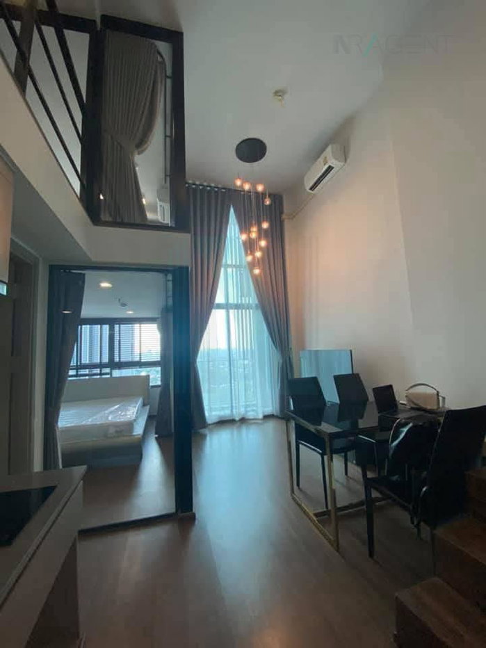 รูป ให้เช่าคอนโด ไอดีโอ พระราม 9-ตัดใหม่ อาคาร 1 ชั้น 24 Duplex 2 ห้องนอน ขนาด 24 ตรม ใกล้ ใกล้ Foodland รามคำแหง - รูปที่ 2/8