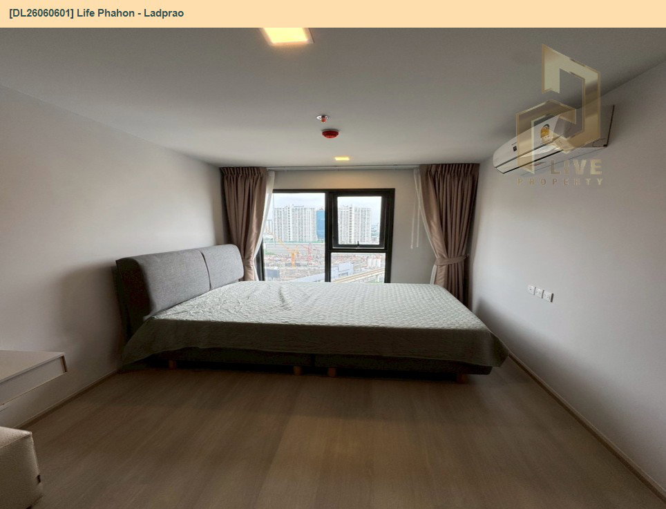 รูป DL26060601 ให้เช่าคอนโด ไลฟ์ พหล - ลาดพร้าว (Life Phahon - Ladprao) ใกล้ BTS ห้าแยกลาดพร้าว พร้อมเข้าอยู่ โทรด่วน 0638692663 LineID @952jdxxk - รูปที่ 2/10