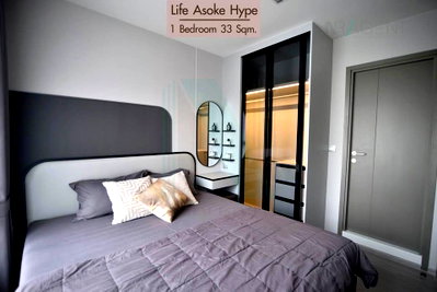 Condos for rent : 📌 For Rent Condo LIFE ASOKE HYPE Building 1, Floor 36,1 bed room, Room size 33 sqm