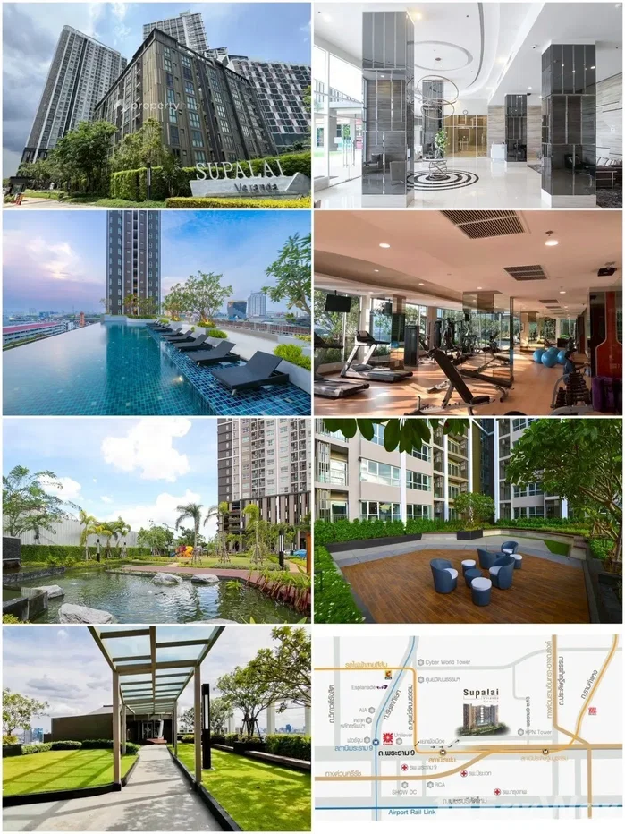 รูป ขาย คอนโด 1 ห้องนอน ในโครงการ ศุภาลัย เวอเรนด้า พระราม 9 6458166 - รูปที่ 2/22