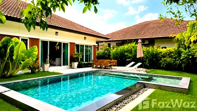 Houses for rent Chonburi : Charming modern 3-bed pool villa with tropical garden 6451471