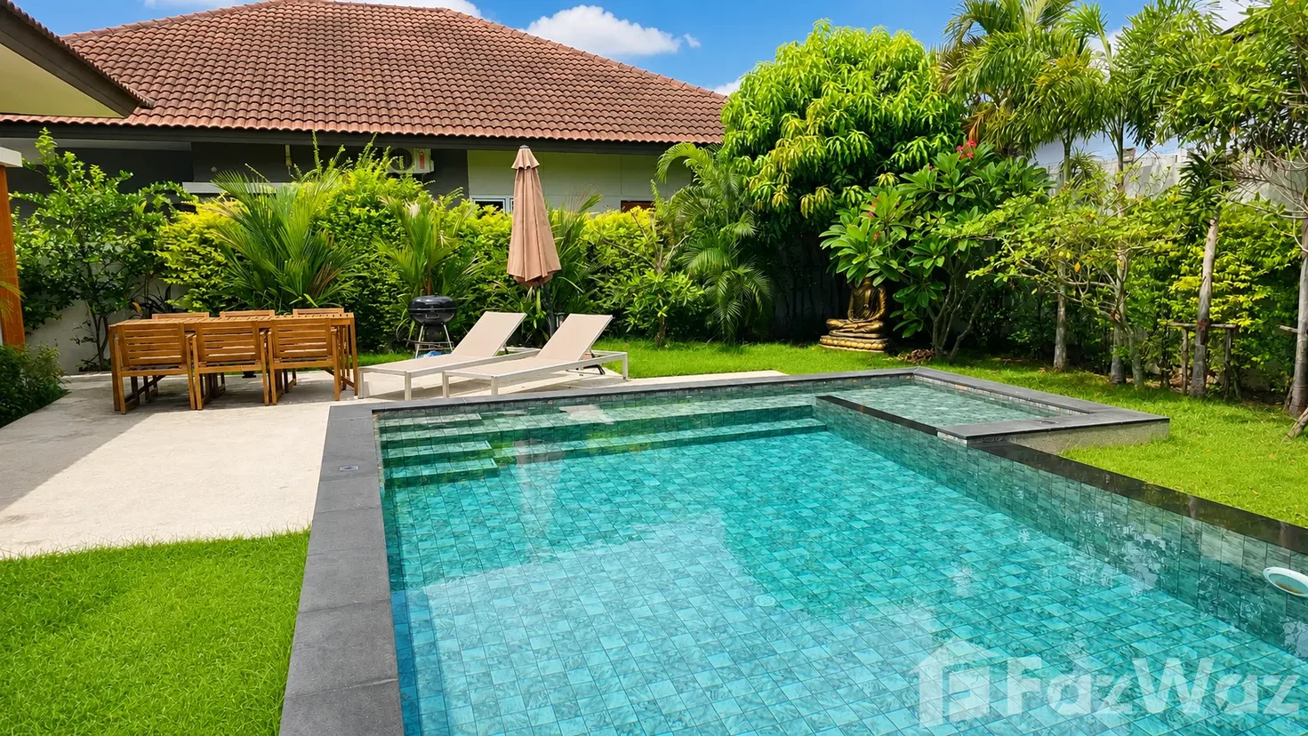 picture Charming modern 3-bed pool villa with tropical garden 6451471 - 28/32