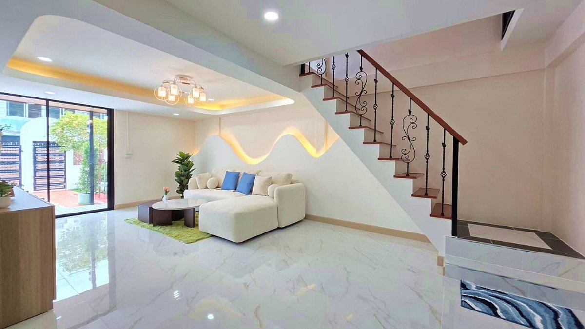 รูป บ้านแฝด สวย ๆ หมู่บ้านรัตนาธิเบศร์ บางใหญ่   อยู่หลังเซ็นทรัล เวสเกต  MRT ตลาดบางใหญ่อยู่หน้าหมู่บ้าน - รูปที่ 12/26