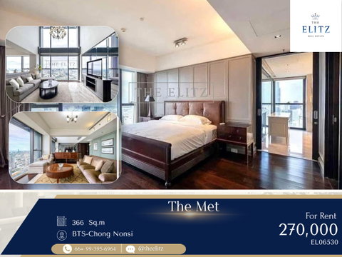 ✨ Unveil the Pinnacle of Opulence: A Majestic Sky Villa Masterpiece Awaits You at The Met Sathorn ✨