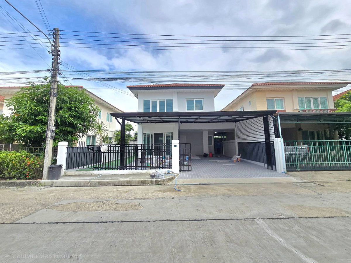 รูป บ้านแฝดเหมือนบ้านเดี่ยว ตกแต่งรีโนเวทใหม่ ทำเลดี เดินทางสะดวก หมู่บ้าน ศุภาลัยวิลล์ ถนนชลมาร์คพิจารณ์ เลียบคลองสาม ลำลูกกา ลาดสวาย ปทุมธานี - รูปที่ 1/33
