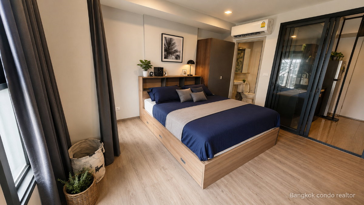รูป 🍀🍀🍀Stylish room✨ให้เช่า📌เดอะเบส สุขุมวิท50 (Line:@rent2022) พร้อมเข้าอยู่ ✨ A11649 - รูปที่ 4/5