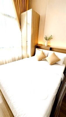Condos for rent : Duplex condo for rent at Metro Sky Prachachuen. Large room, great location, near Bang Son BTS station.