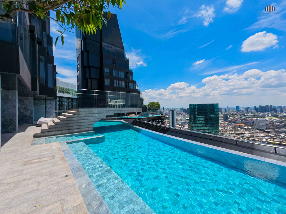 รูป ตำแหน่งวิวดีที่สุดในโครงการ 180° รัชดา Skyline! มีเพียงห้องเดียวต่อชั้น!! ขายคอนโด แอชตัน อโศก-พระราม 9 2 ห้องนอน 2 ห้องน้ำ 69.20 ตร.ม - รูปที่ 15/17