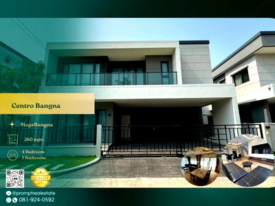บ้านเดี่ยวให้เช่า : CD03813 - Centro Bangna :  MegaBangna