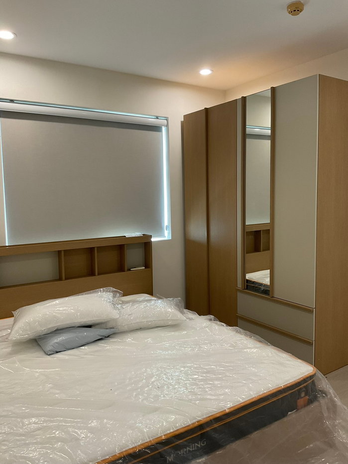 รูป ห้องมุมCity Home Rattanatibet 2ห้องนอน 50ตรม ชั้น24(สูงสุด) ห้องมุม ตึกB เพิ่งรีโนเวตเสร็จ ไม่เคยปล่อยเช่า - รูปที่ 1/37