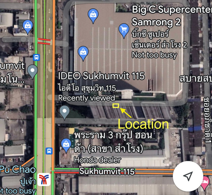 picture [For Rent]Ideo Sukhumvit 115  35sqrm. 33Flr. River view - 18/19
