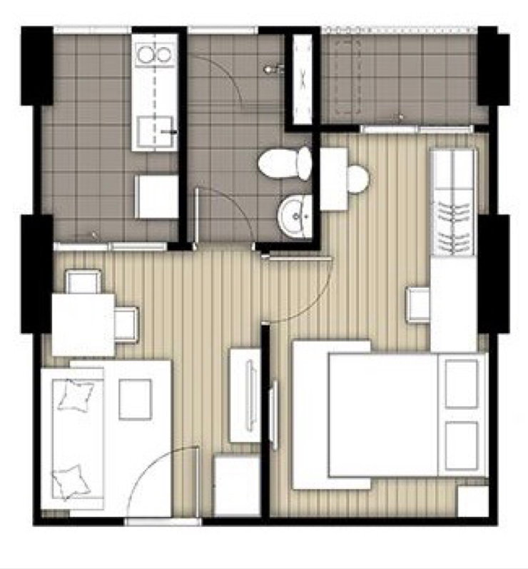 picture [For Rent]Ideo Sukhumvit 115  35sqrm. 33Flr. River view - 19/19