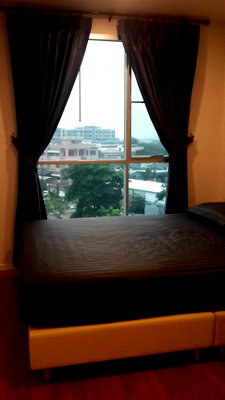 คอนโดให้เช่า : ลุมพินีเพลส บางนา กม.3 1 ห้องนอน ใกล้เซ็นทรัลบางนา ระยะสั้นยาว ได้ 