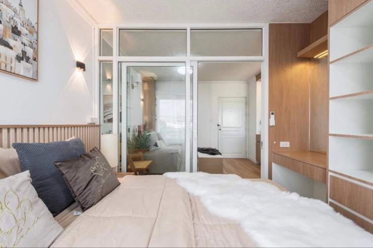 รูป S163 ให้เช่าคอนโด Dynasty Condominium (ไดนาสตี้ คอนโดมิเนียม)บิ้วอินใหม่ ทั้งห้อง ทำเลดี เดินทางสะดวกทุกเส้นทาง ซอยลาดพร้าว 71 พร้อมเข้าอยู่ - รูปที่ 4/15