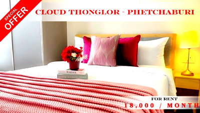 Condos for rent : 🍀🍀 Fully Furnished Room 💝 For Rent 📍 Cloud Thonglor–Phetchaburi ✨  🏠 Ready to Move In  🔖 Property Code: A11650