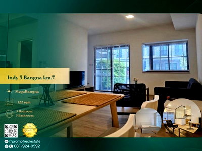 บ้านเดี่ยวให้เช่า : IJ04501 - Indy 5 Bangna km.7 : MegaBangna