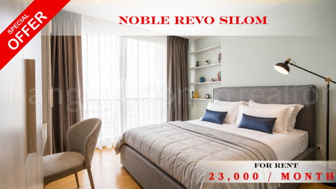 🍀🍀🍀 BEST DEAL!!! 🌹🌹 For Rent 📍 Noble Revo Silom 🌸 🚆 Prime Location in Silom Area 📲 Line: @rent2022 ✨ Ready to Move In 🔖 Code: A01