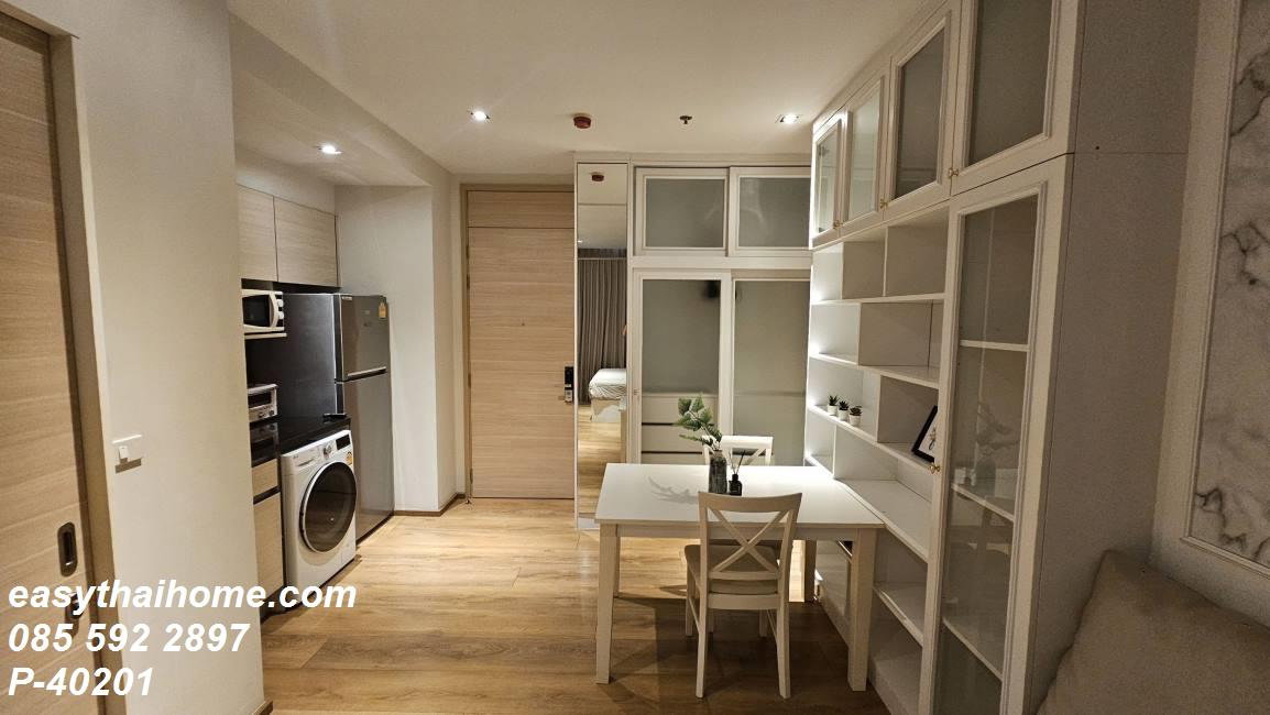 รูป P-40201 ชวนชมห้องสวยทำเลดี คอนโดแต่งครบ Park 24 ใกล้ BTS พร้อมพงษ์ และดิเอ็มโพเรี่ยม Line: @easythaihome 085-592-2897 - รูปที่ 9/11