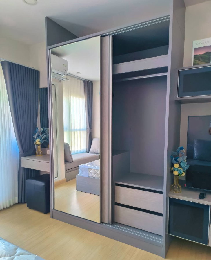 รูป Studio ชั้น 31 อาคาร A | วิวเมืองสวย | ส่วนกลางจัดเต็ม | 13,000 บาท - รูปที่ 1/9