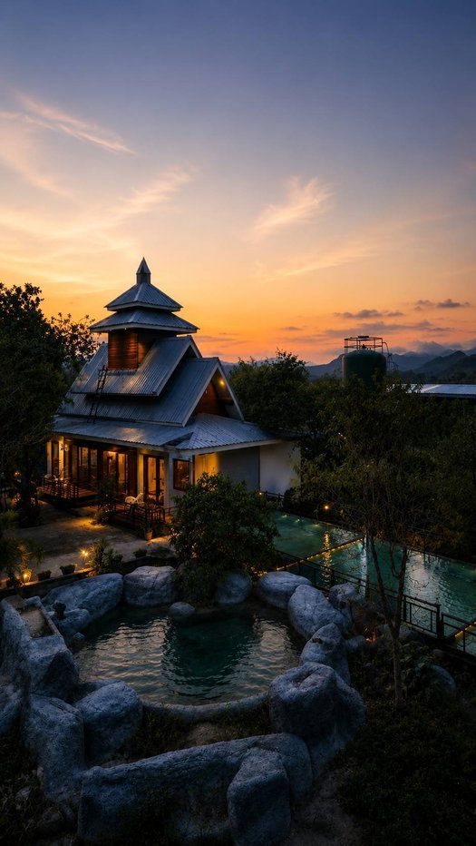 รูป ขายที่ดินพรีเมียม 25 ไร่ โฉนดครุฑแดง วิวภูเขาโอบล้อม 3 ด้าน พร้อม Sky Resort และทะเลสาบส่วนตัว - รูปที่ 6/13