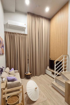 ให้เช่า คอนโด Culture Chula (คัลเจอร์ จุฬา)ห้อง 1 bed แบบ Duplex ใหม่มาก วิวไม่Block