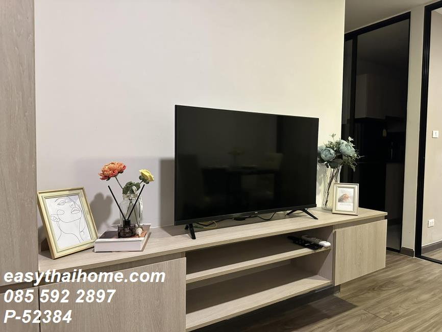 รูป P-52384 ห้องสวยแต่งครบพร้อมอยู่ คอนโดแต่งครบ The Collect Ratchada 32 ใกล้ MRT ลาดพร้าว และเมเจอร์รัชโยธิน Line: @easythaihome 085-592-2897 - รูปที่ 3/6