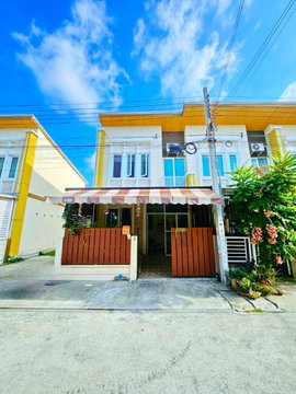 ตรงข้ามโรบินสัน ลาดกระบัง 600ม. 2 น้ำ 20 ตร.วา.160 ตร.ม. ตลาดลานบุญ. ทาวน์โฮม 2 ชั้นหลังมุม 3 นอน ตลาดลานบุญ 700 ม.