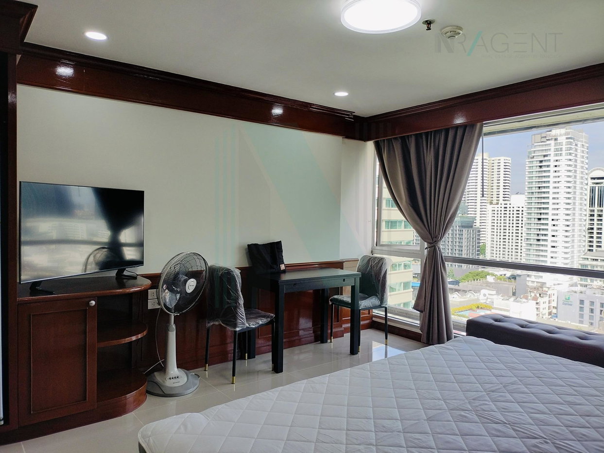 picture 🎊 For Rent Condo SUKHUMVIT SUITE Building 1, Floor 18,Studio, Room size 28 sqm - 3/8