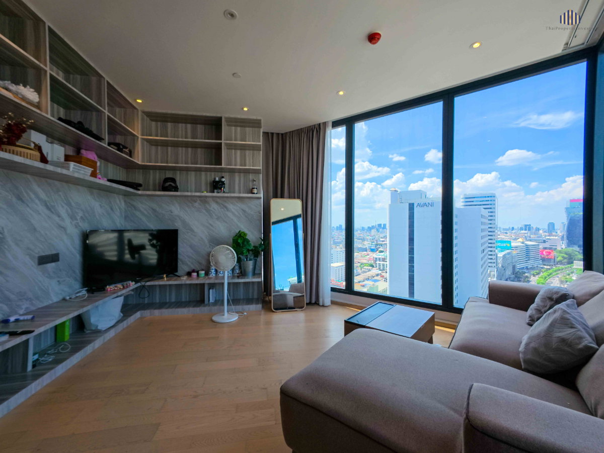 รูป ตำแหน่งวิวดีที่สุดในโครงการ 180° รัชดา Skyline! มีเพียงห้องเดียวต่อชั้น!! ขายคอนโด แอชตัน อโศก-พระราม 9 2 ห้องนอน 2 ห้องน้ำ 69.20 ตร.ม - รูปที่ 8/17