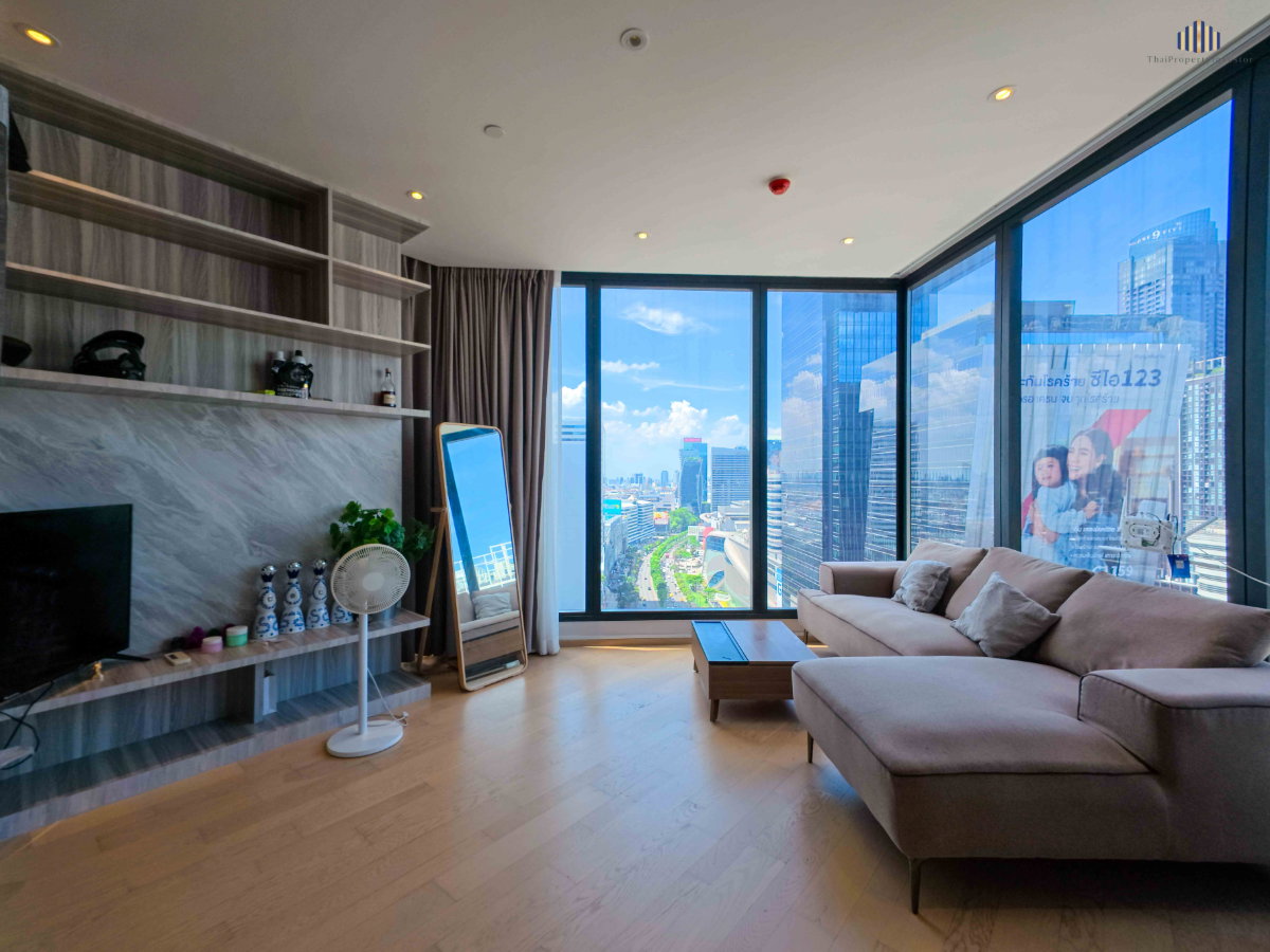 รูป ตำแหน่งวิวดีที่สุดในโครงการ 180° รัชดา Skyline! มีเพียงห้องเดียวต่อชั้น!! ขายคอนโด แอชตัน อโศก-พระราม 9 2 ห้องนอน 2 ห้องน้ำ 69.20 ตร.ม - รูปที่ 2/17