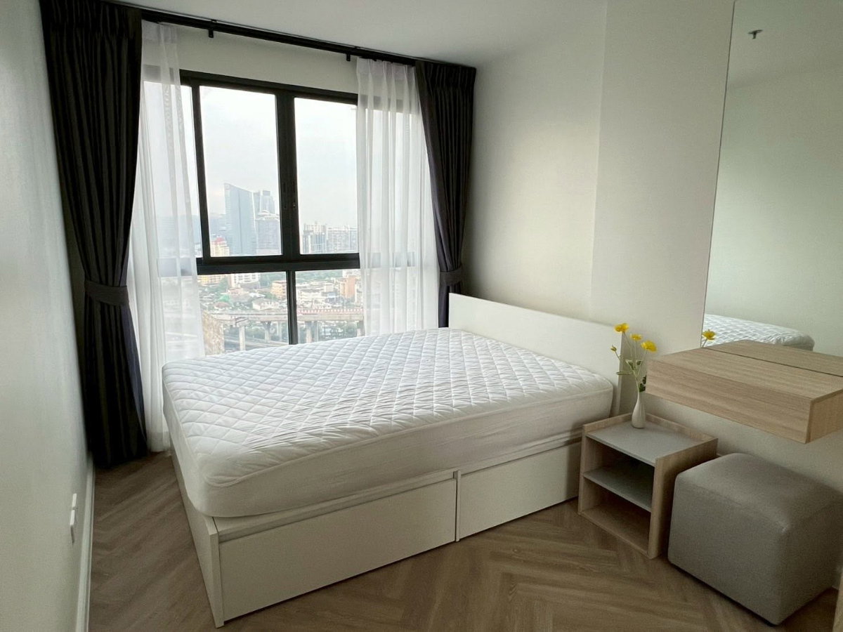 รูป Condo for RENT : Ideo O2  𝐒𝐢𝐳𝐞 :  34 sqm.  𝐓𝐲𝐩𝐞 : 1 Bed / 1 Bath / City view 𝐅𝐥𝐨𝐨𝐫 : 25th     Fully furnished - รูปที่ 3/9