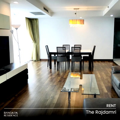 คอนโดให้เช่า : เช่าคอนโด 🔥 The Rajdamri 2นอน 112ตร.ม. 55k 🔥 ราคาดีมาก! ใกล้ BTS ชิดลม
