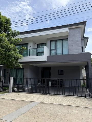รูป MHR170 ปล่อยเช่าบ้านเดี่ยวหรู เดอะซิตี้ วัชรพล ฟังก์ชัน 4 ห้องนอน 5 ห้องน้ำ แอร์ทั้งหลัง ตรงข้ามบิ๊กซีฟู้ดเพลส ส่วนกลางครบครันพร้อมระบบ KATSAN - รูปที่ 1/10