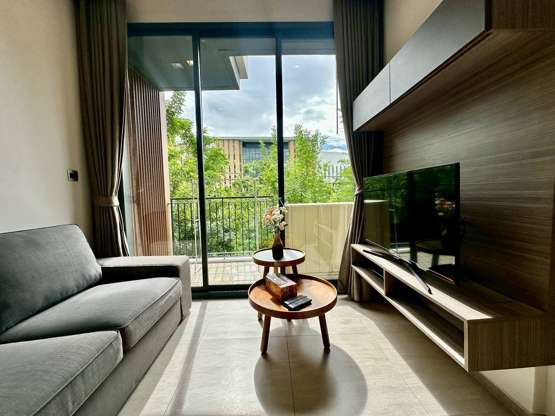 รูป Mori Haus | ให้เช่า 1 ห้องนอน ตกแต่งสวย วิวสวนสีเขียว ใกล้ รร.นานาชาติ ในโครงการ T77 - รูปที่ 2/7